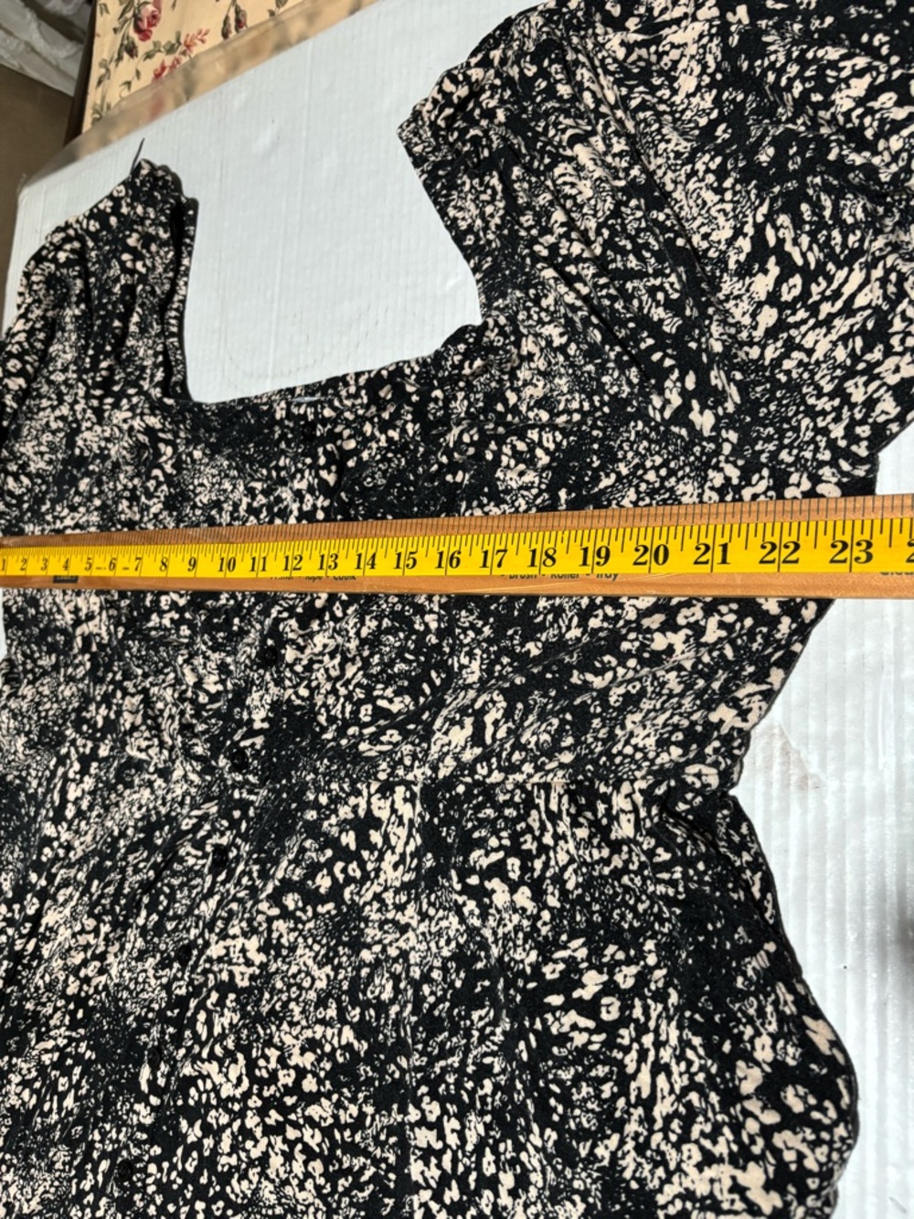 torrid Black and White Speckled Midi Dress - Picture 7 of 11